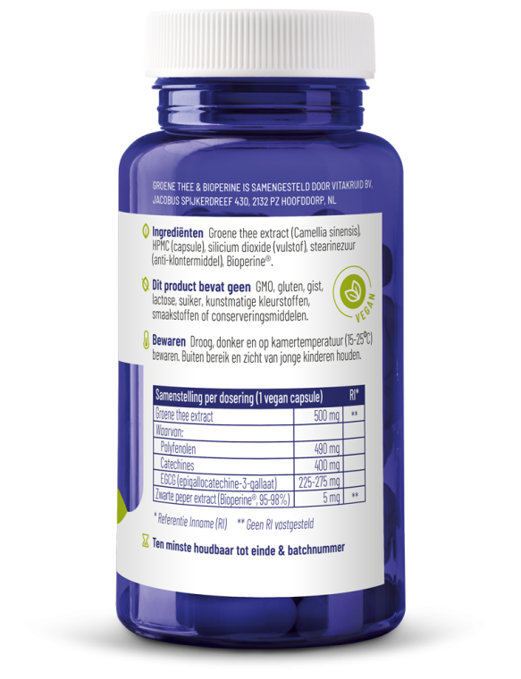 Vitakruid Groene Thee & Bioperine®