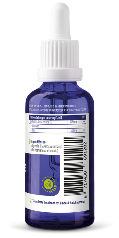 Vitakruid Vegan Omega-3 1250 TG algenolie