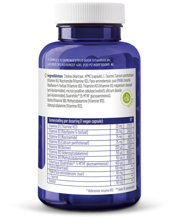 Vitakruid B-Complex Actief zonder B6