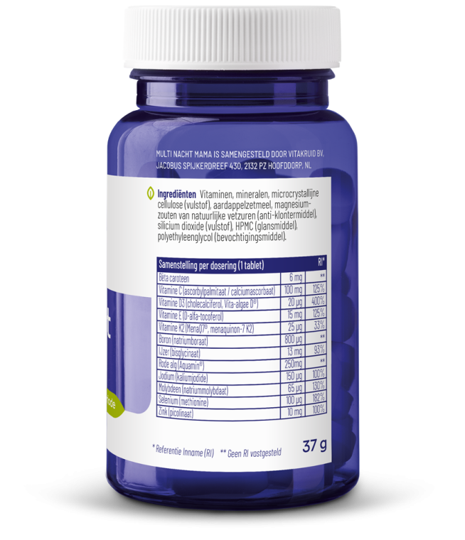 Vitakruid Multi Nacht Mama Tabletten