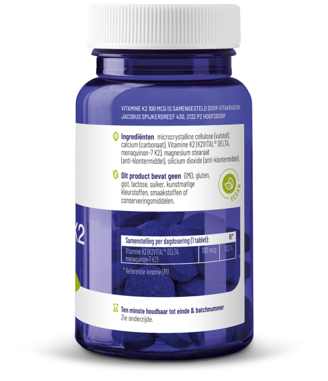 Vitakruid Vitamine K2 100 mcg