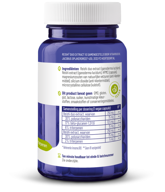 Vitakruid Reishi³ Duo extract