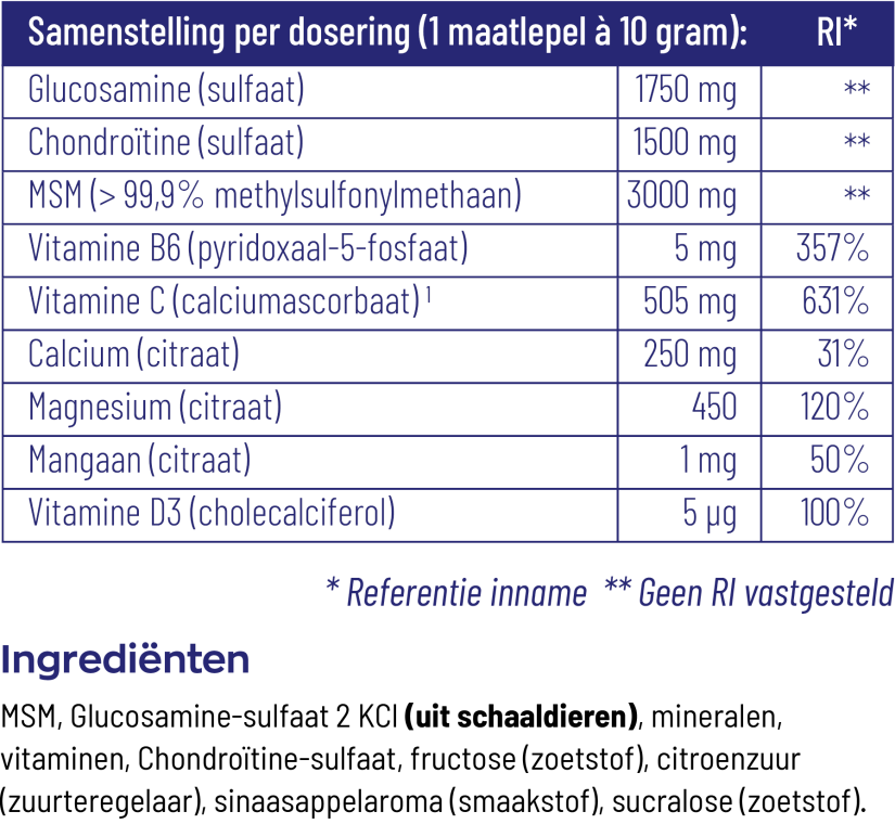 Vitakruid Atrimove Glucosamine Complex — Poeder