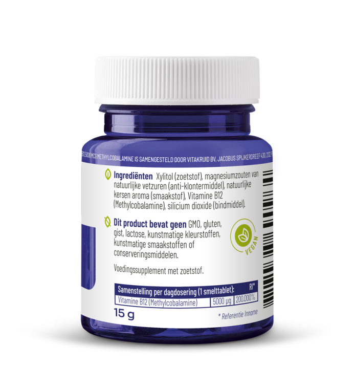 Vitakruid B12 5000 mcg Methylcobalamine