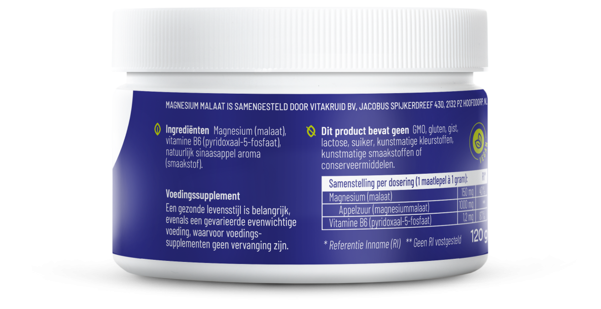 Vitakruid Magnesium Malaat met P-5-P