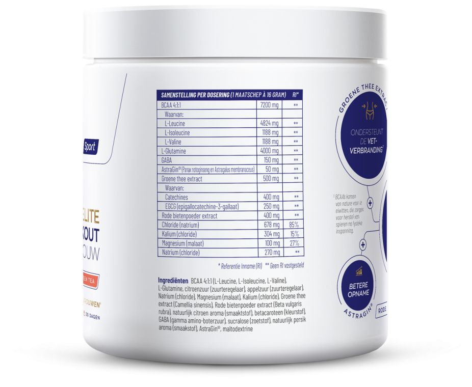 Vitakruid Elite Post Workout Vrouw