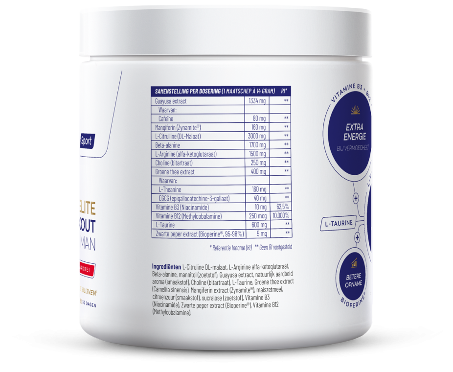 Vitakruid Elite Pre Workout Man