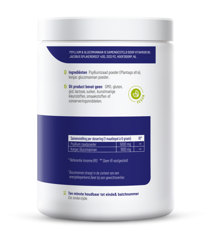 Vitakruid Psyllium & Glucomannan