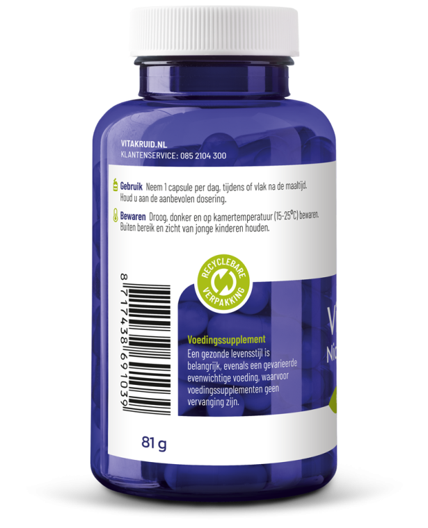 Vitakruid Vitamine B3 Niacinamide 500 mg