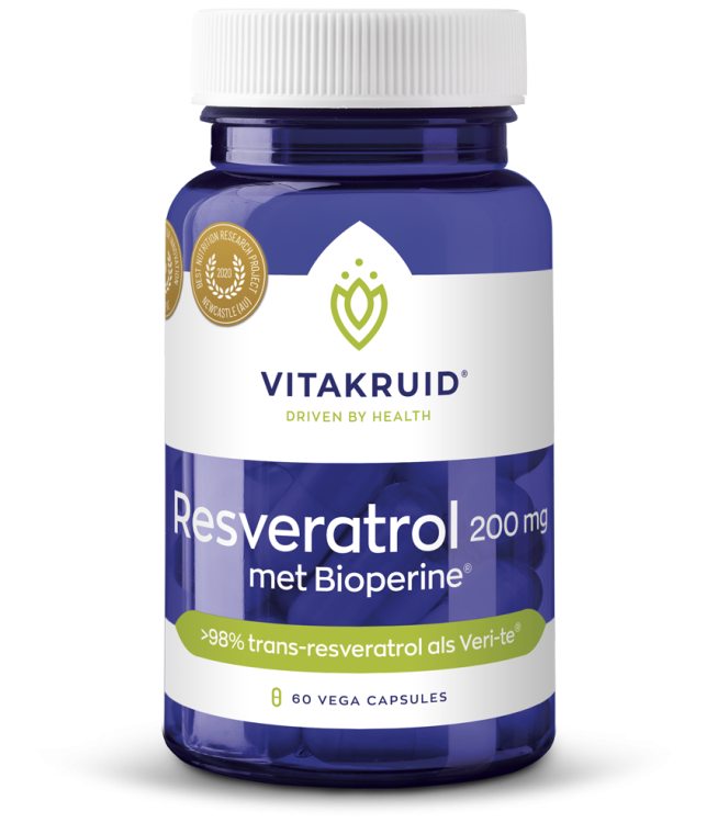 Vitakruid Resveratrol 200 mg met Bioperine®