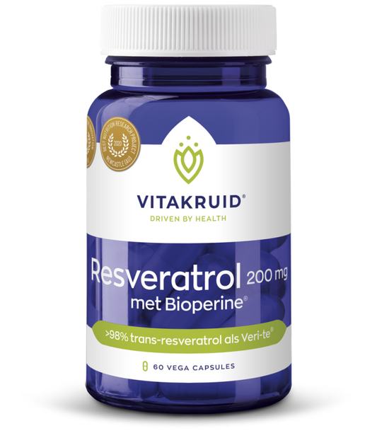 Vitakruid Resveratrol 200 mg met Bioperine®