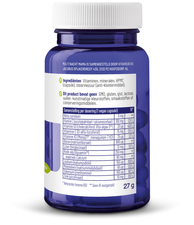 Vitakruid Multi Nacht Mama Capsules