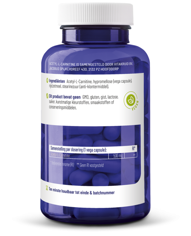 Vitakruid Acetyl-L-Carnitine 500 mg