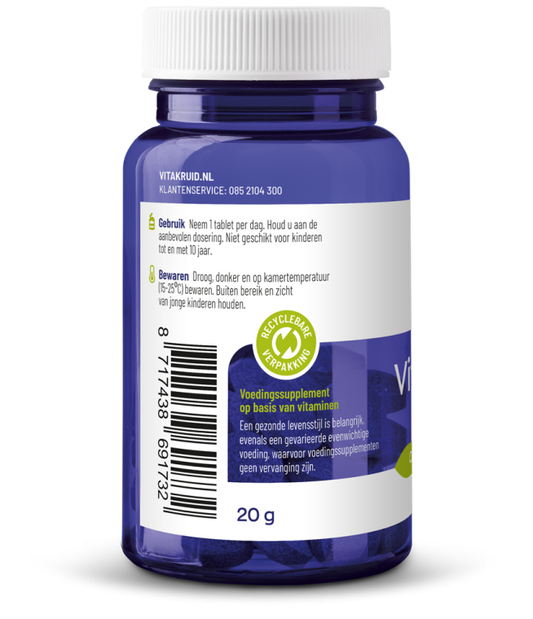 Vitakruid Vitamine D3 Vegan - 25 mcg / 1000 IE