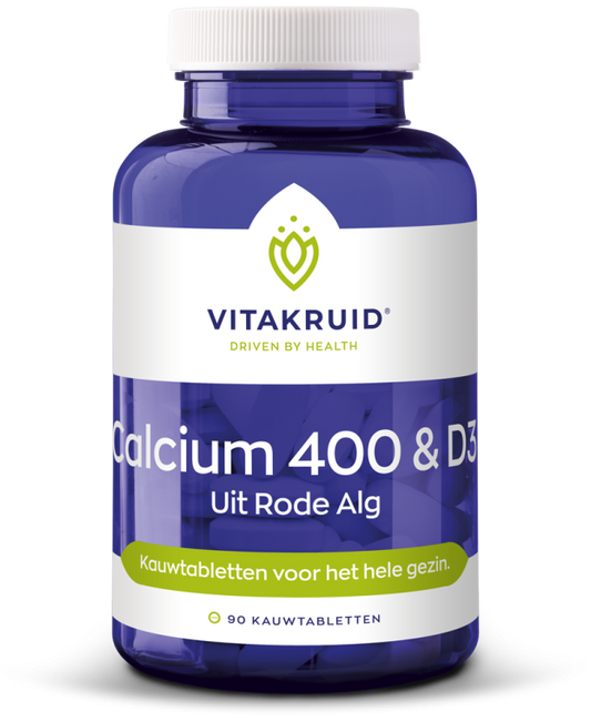 Vitakruid Calcium 400 & D3 uit Rode Alg