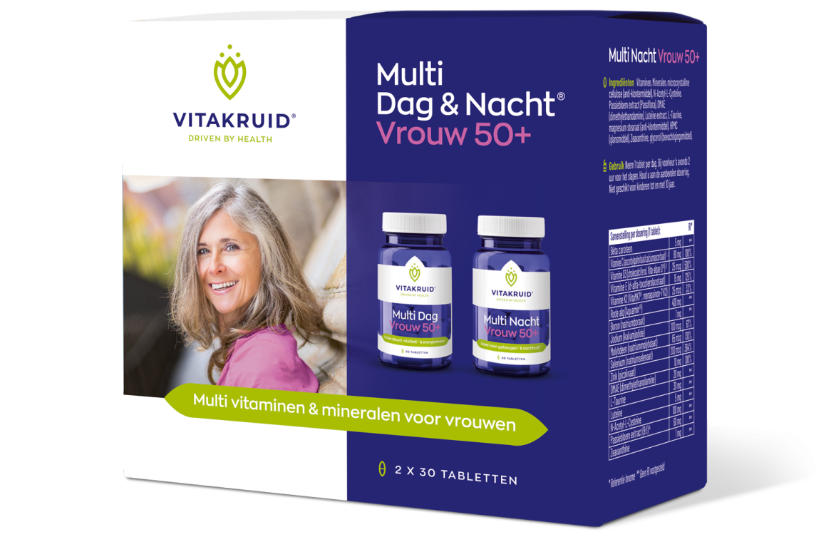 Vitakruid Multi Dag & Nacht® Vrouw 50+
