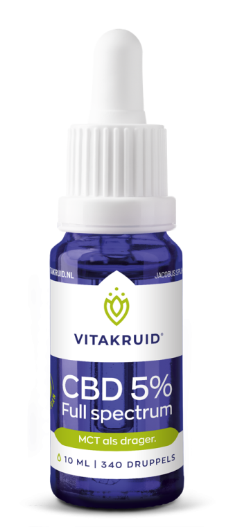 Vitakruid CBD Olie 5% Full spectrum