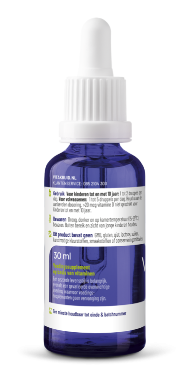 Vitakruid Vitamine D3 druppels Vegan