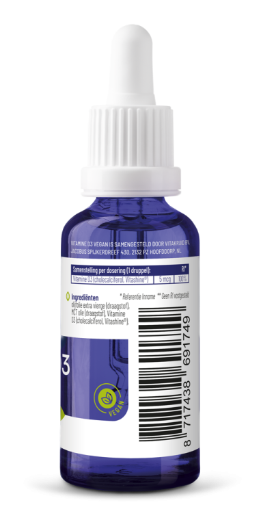 Vitakruid Vitamine D3 druppels Vegan
