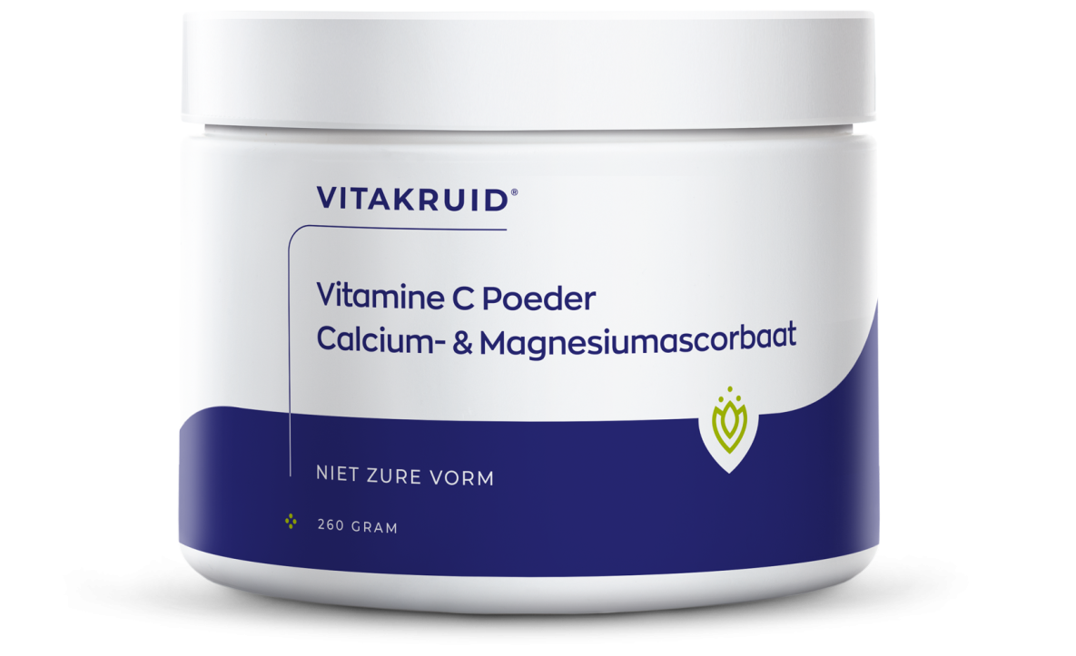 Vitakruid Vitamine C poeder Calcium- & Magnesiumascorbaat