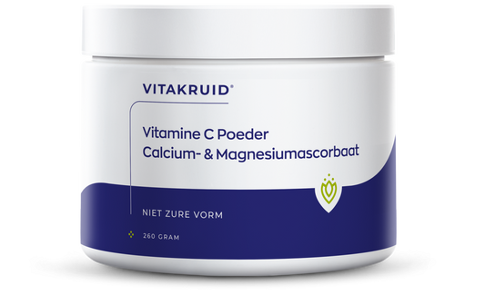 Vitakruid Vitamine C poeder Calcium- & Magnesiumascorbaat