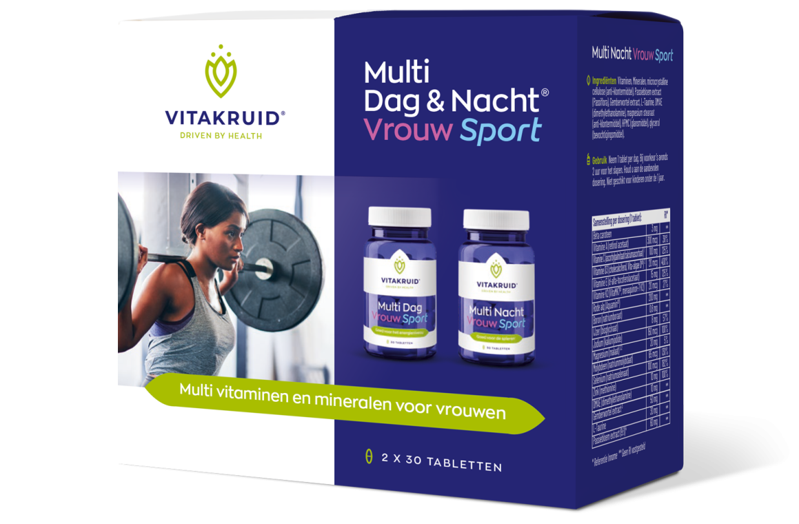 Vitakruid Multi Dag & Nacht® Vrouw Sport