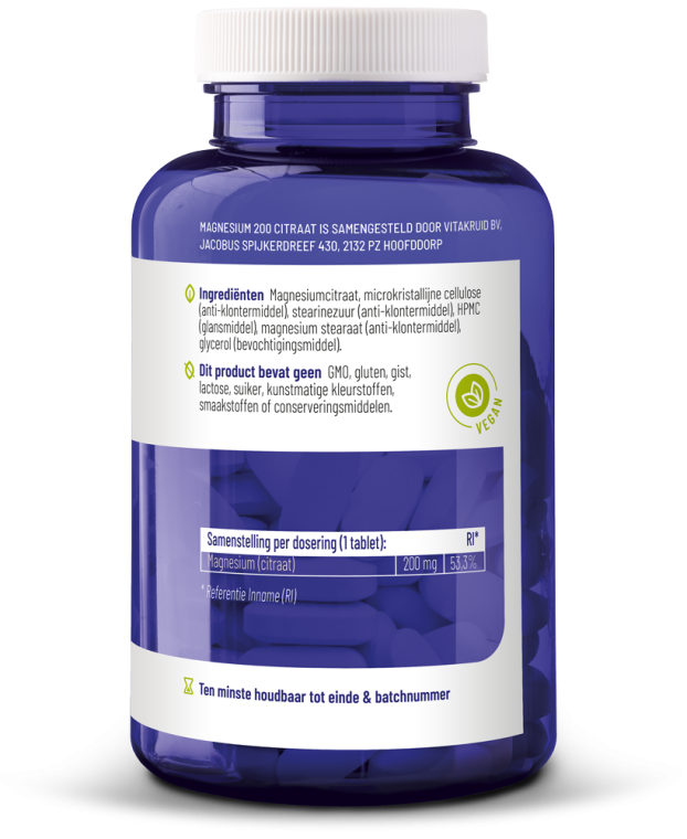Vitakruid Magnesium 200 Citraat