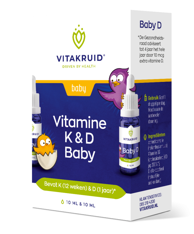 Vitakruid Vitamine K & D Baby