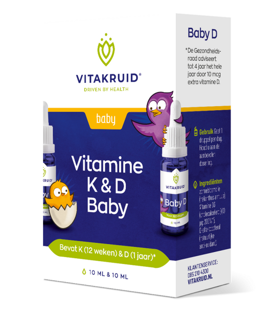 Vitakruid Vitamine K & D Baby