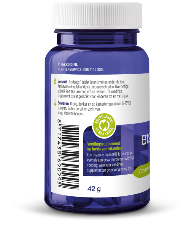 Vitakruid B12 Combi 6000® met folaat en P-5-P