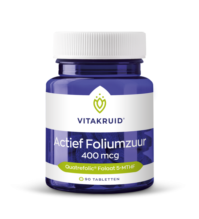 Vitakruid Actief Foliumzuur 400 mcg