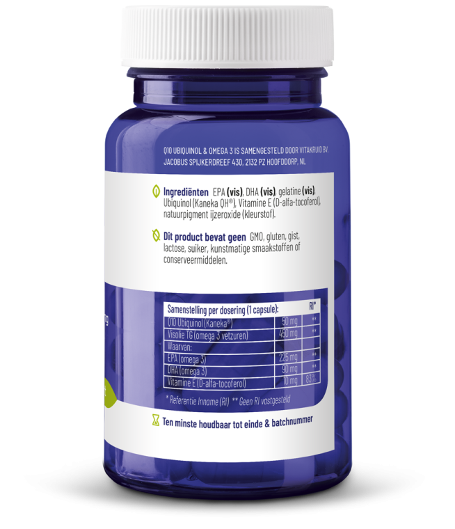 Vitakruid Q10 Ubiquinol 50 mg & Omega-3 450 TG