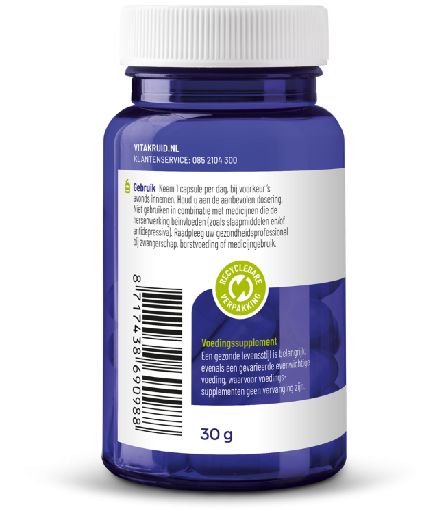 Vitakruid 5-HTP 100mg verpakking