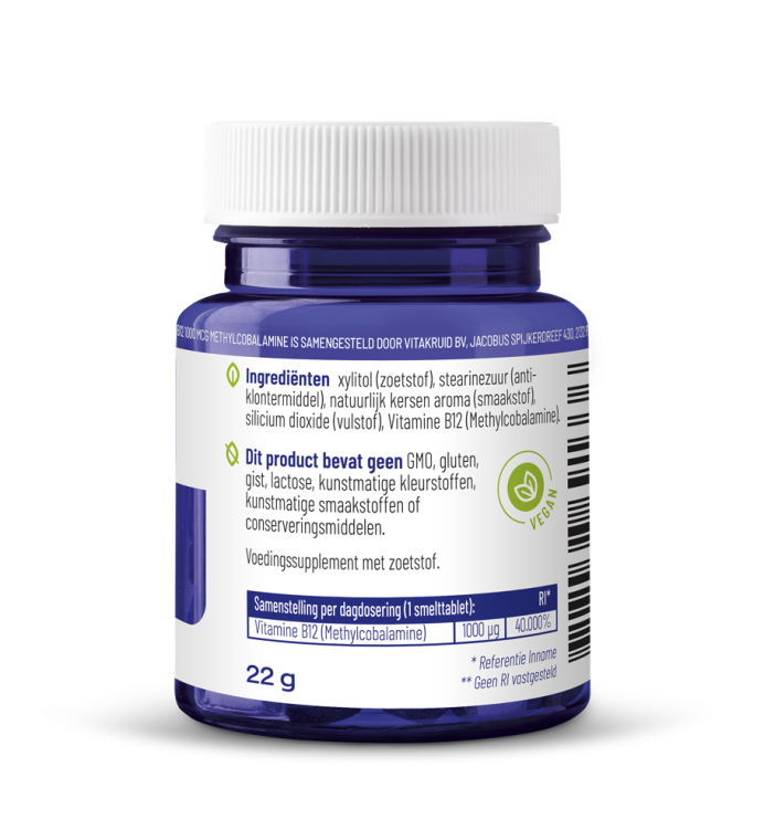 Vitakruid B12 1000 mcg Methylcobalamine