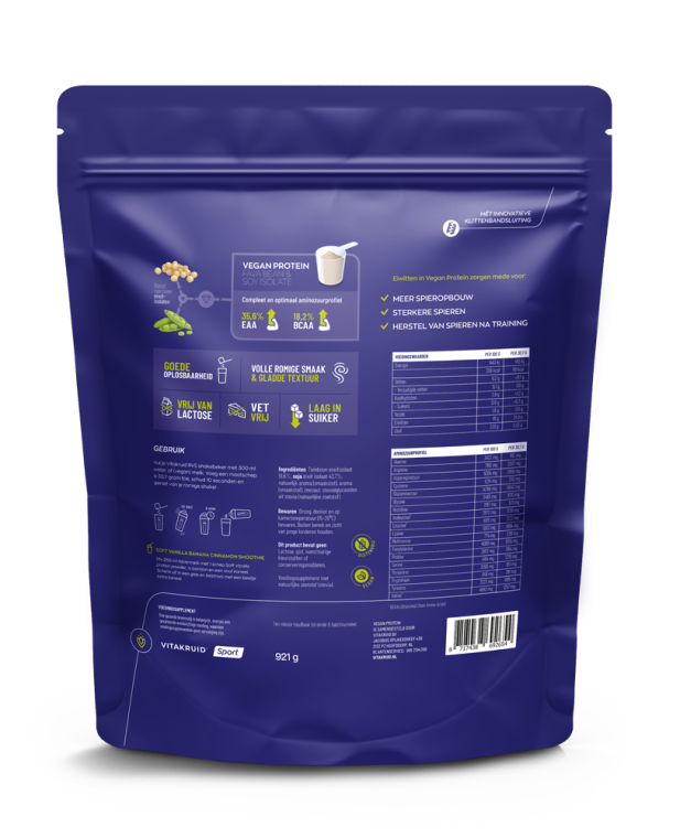 Vitakruid Vegan Protein Fava Bean & Soy Isolate