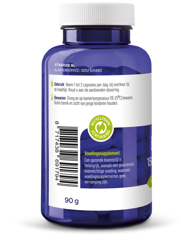 Vitakruid Borage Olie 1500 mg GLA 300 mg