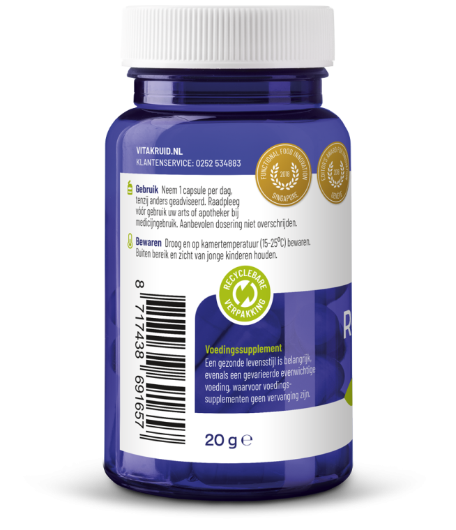 Vitakruid Resveratrol 200 mg met Bioperine®