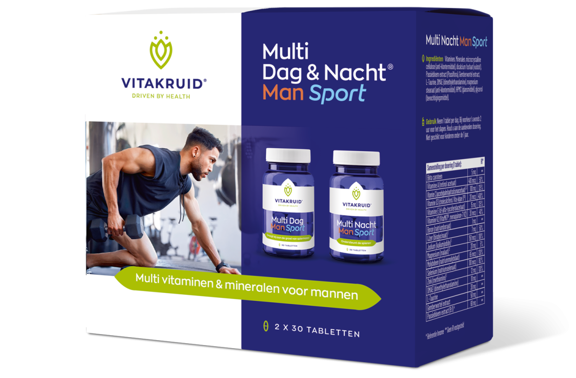 Vitakruid Multi Dag & Nacht® Man Sport