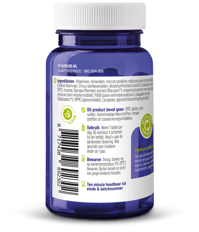 Vitakruid Multi Dag Man 50+