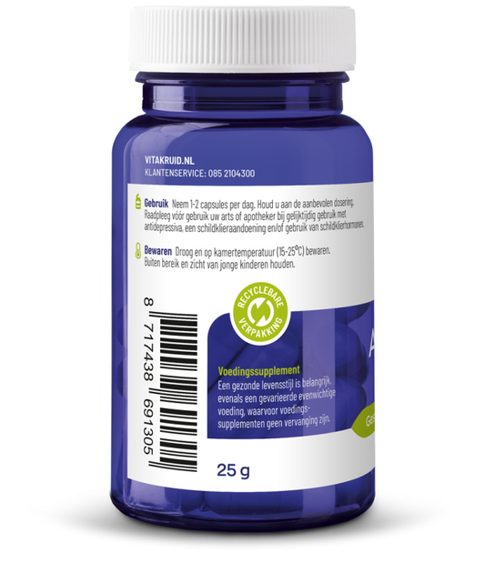 Vitakruid Ashwagandha KSM-66 + BioPerine