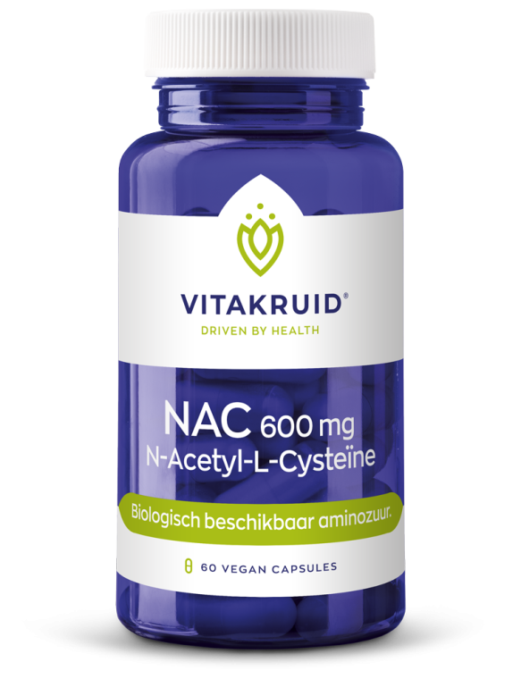 Vitakruid NAC 600 mg N-Acetyl-L-Cysteïne