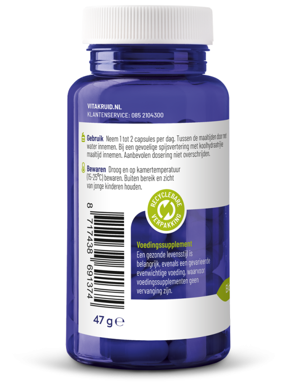 Vitakruid NAC 600 mg N-Acetyl-L-Cysteïne