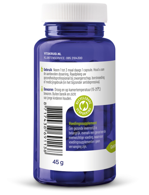 Vitakruid Rhodiola extract 500 mg 3% Rosavin