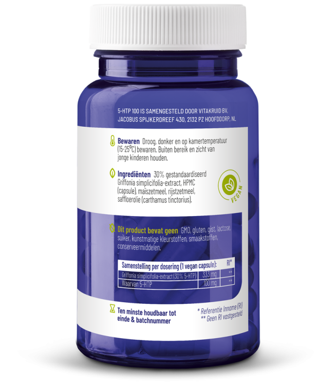 Vitakruid 5-HTP 100mg detail
